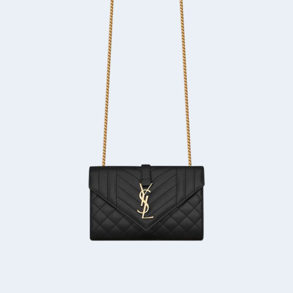 엔벨로프 스몰 백 블랙 골드