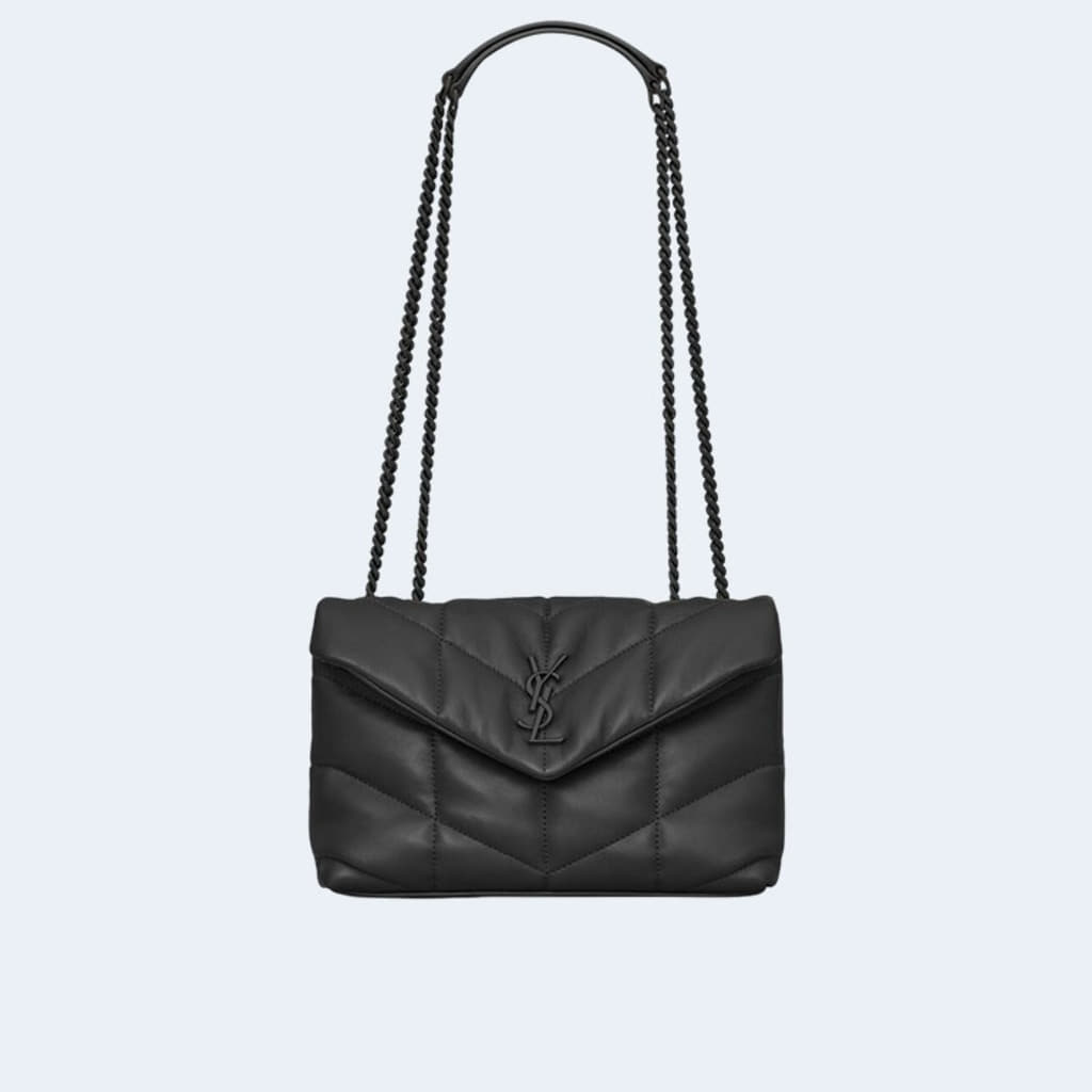 퀄티드 PUFFER 토이 백 다크