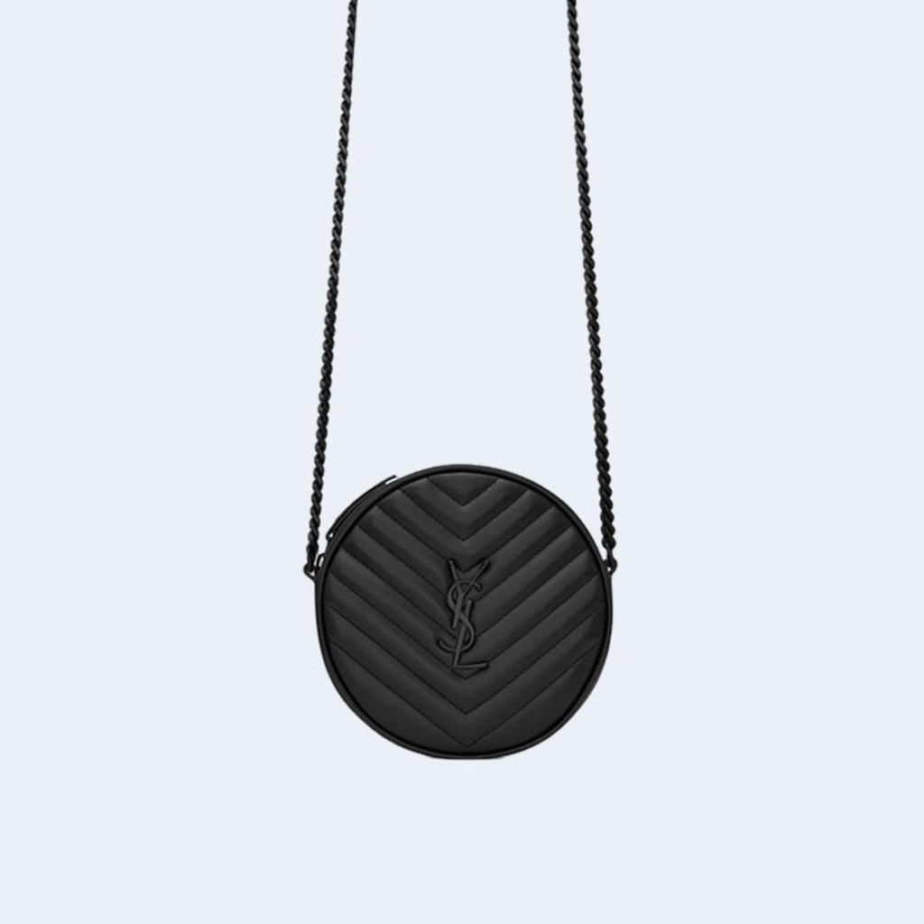 쉐브론 라운드 카메라 백 다크