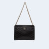 퀄티드 빅투아르 체인 숄더백 블랙 골드