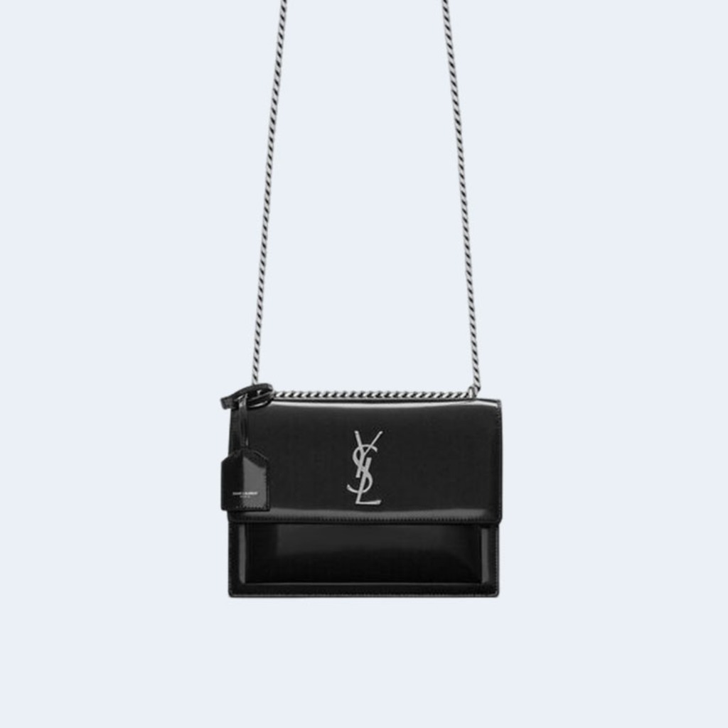 브러쉬드 SUNSET 스몰백 블랙 실버