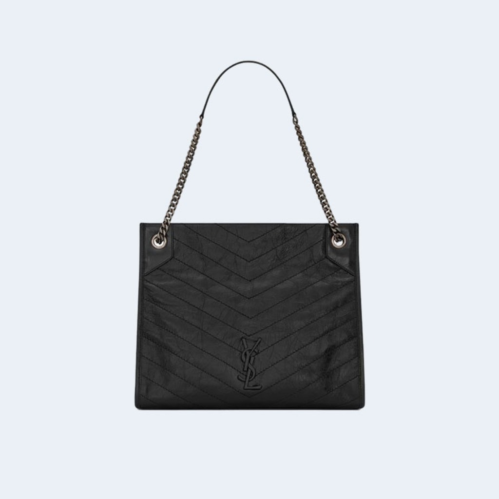 빈티지 니키 쇼퍼백 다크