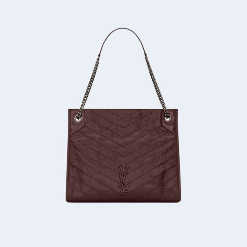 빈티지 니키 쇼퍼백 와인