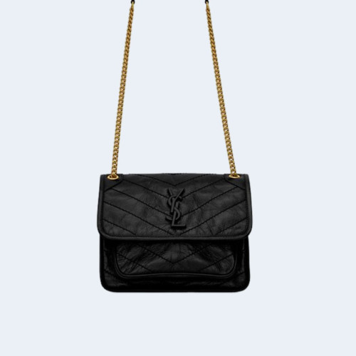 빈티지 니키 베이비백 블랙