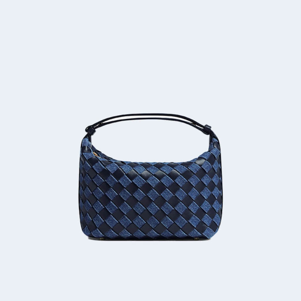 인트레치아토 미니 윌리스 숄더백 데님 블루