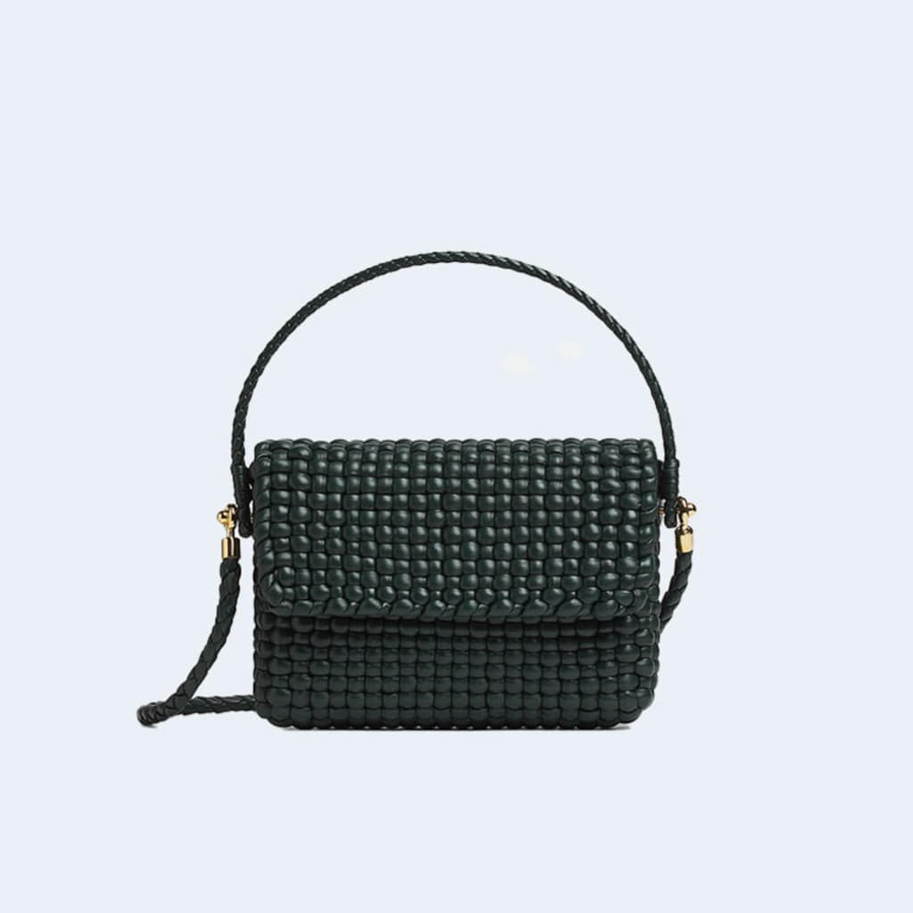 스윙 인트레치아토 숄더백 다크 그린