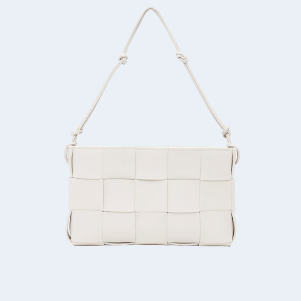 화이트 카세트 파우치 숄더백