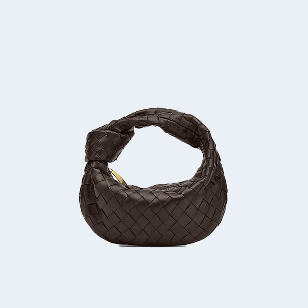 미니 레더 조디백 다크 브라운