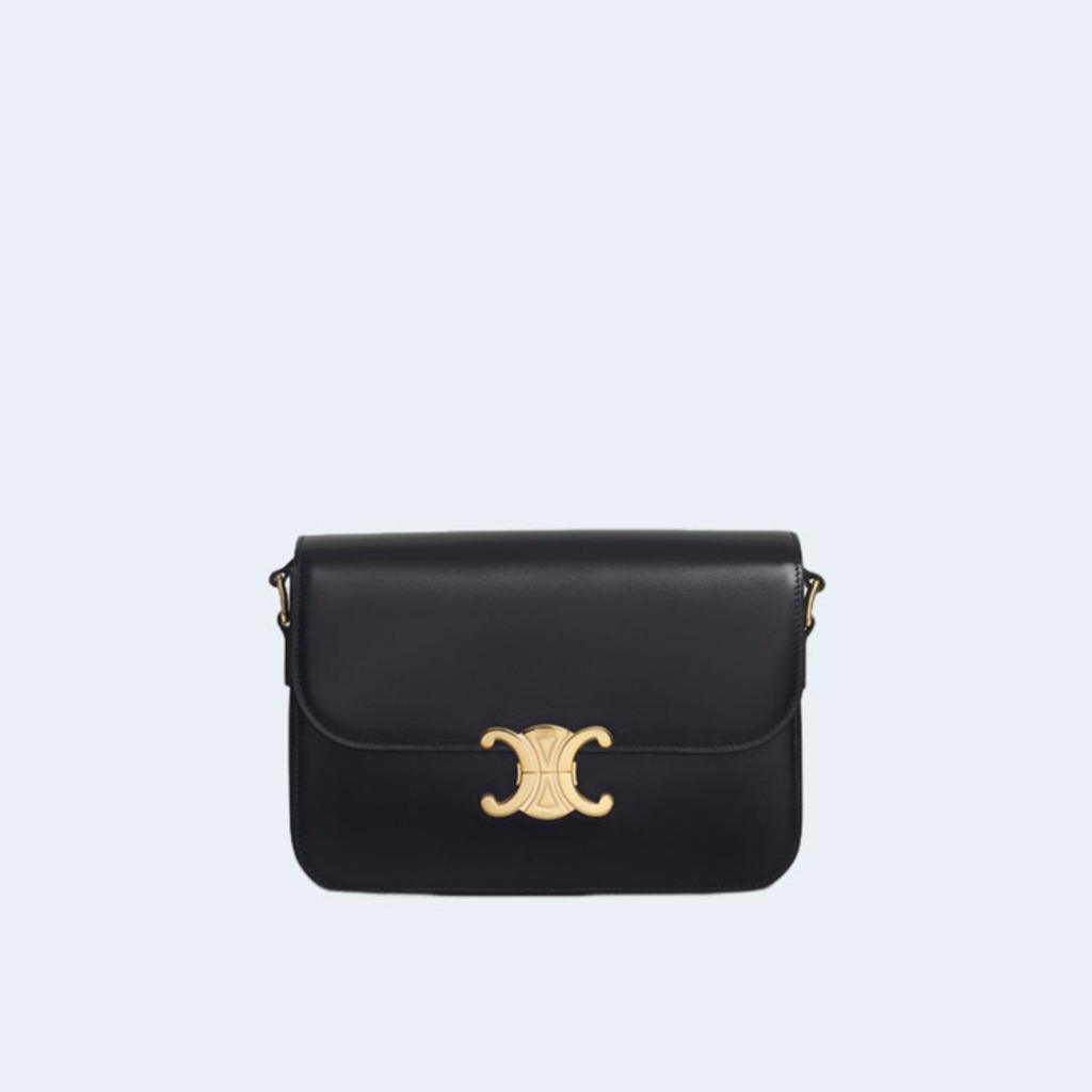 클래식 트리옹프 백 블랙 (틴/미디움)