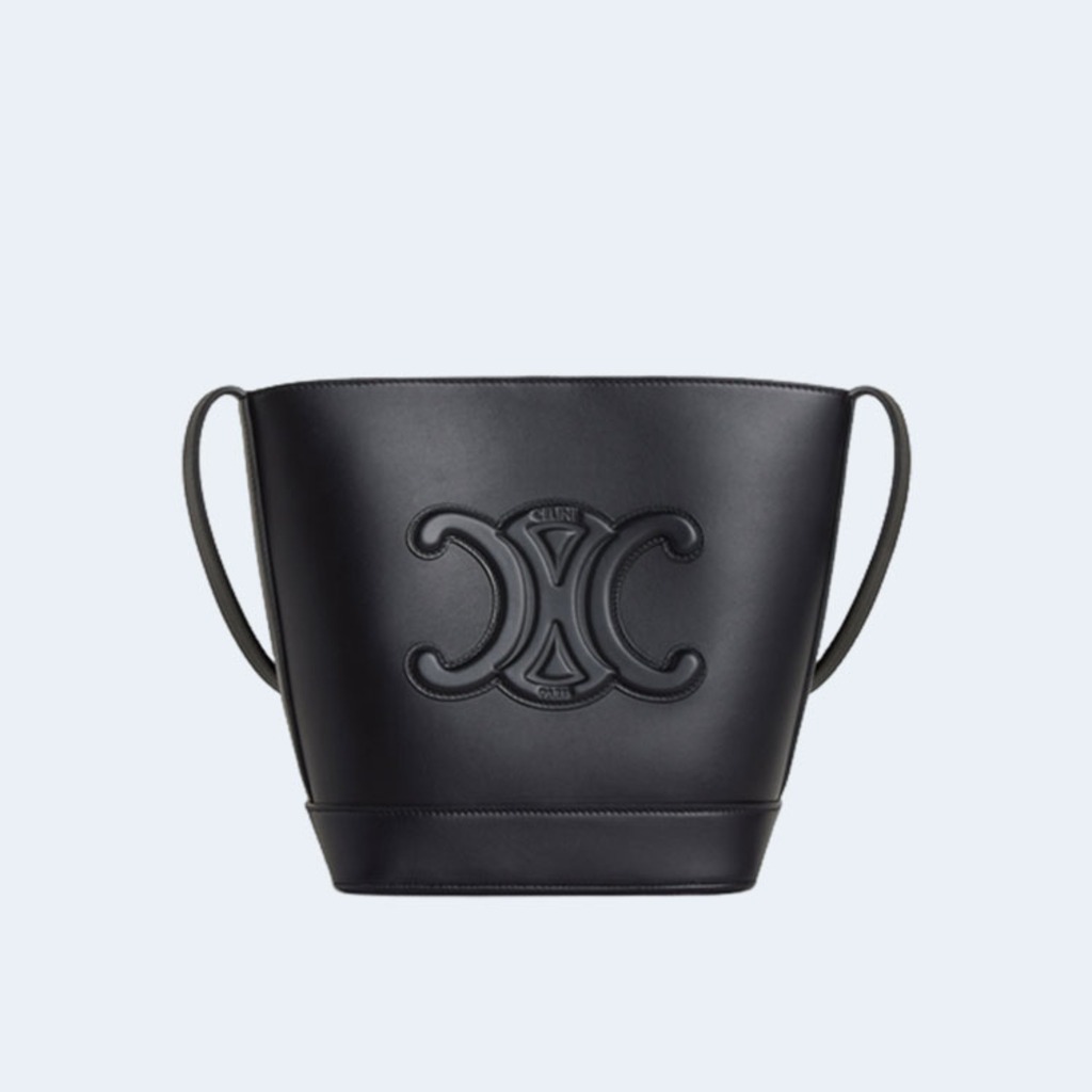퀴르 트리옹프 스몰 버킷백 블랙