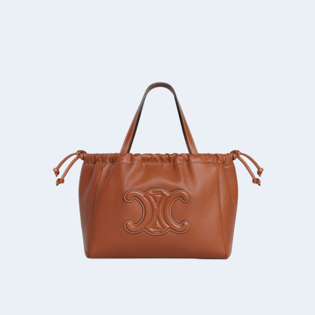 드로우스트링 카바스 스몰 백 브라운