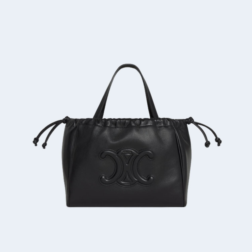 드로우스트링 카바스 스몰 백 블랙