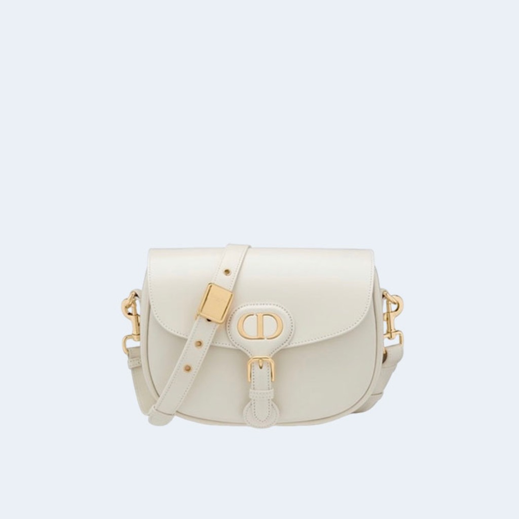 바비 백 미디움 화이트