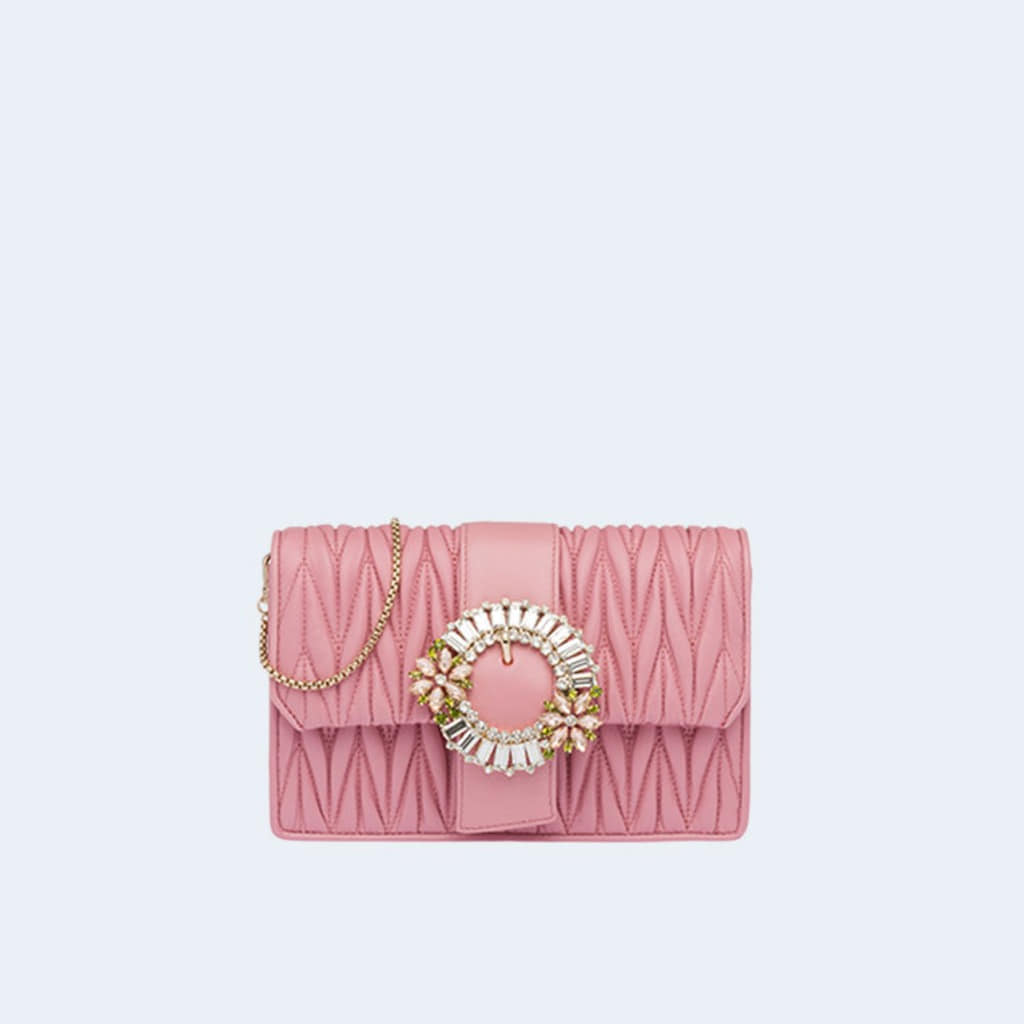 마테라쎄 가죽백 핑크