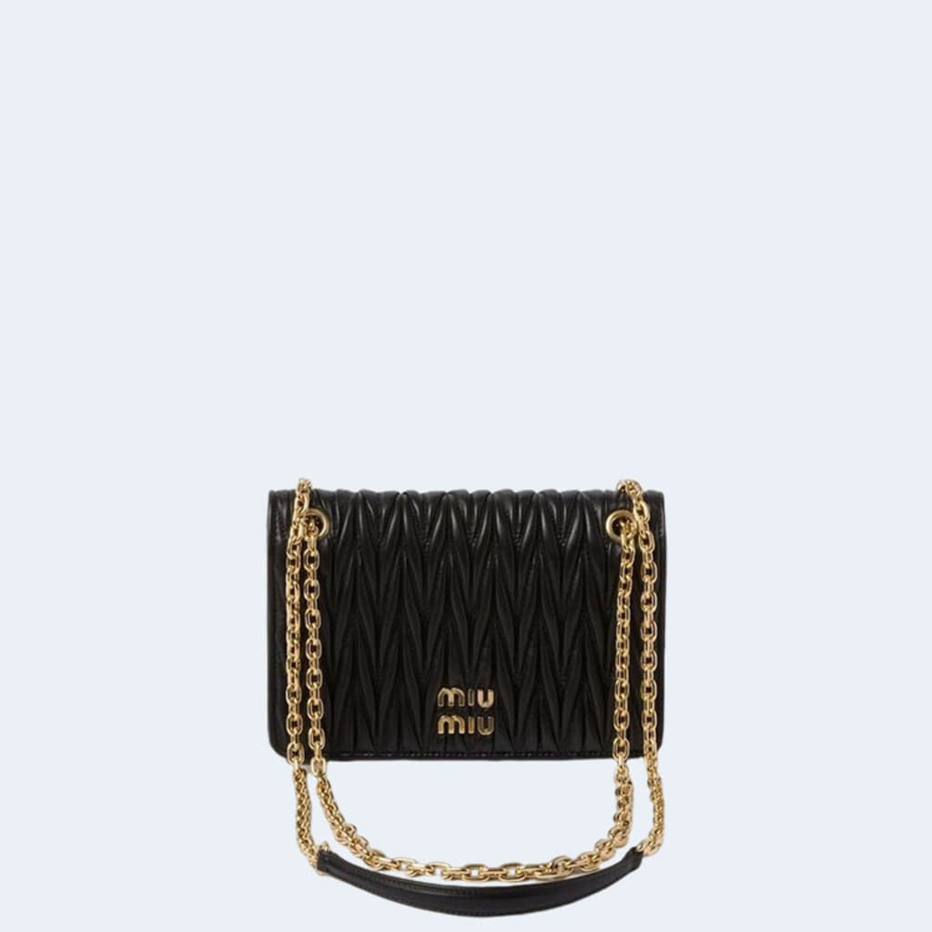 마테라쎄 나파 가죽 미니백 블랙