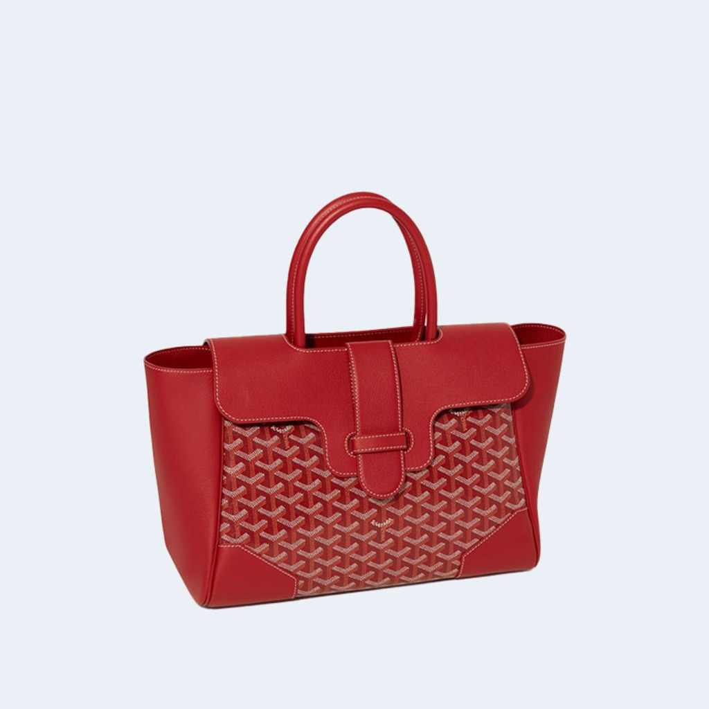 카바스 사이공 토트백 레드