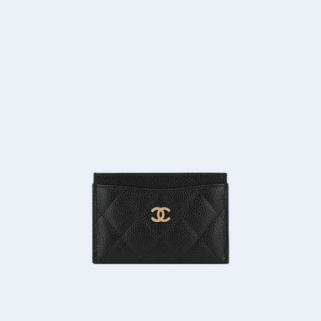 클래식 카드 홀더 블랙 골드