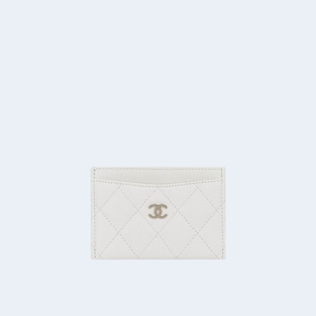 클래식 카드 홀더 화이트