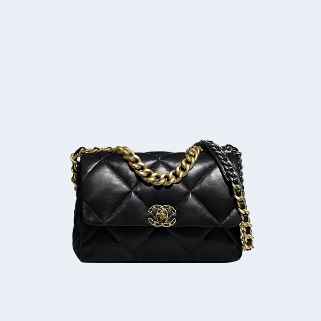 19백 미디움 램스킨 블랙 골드