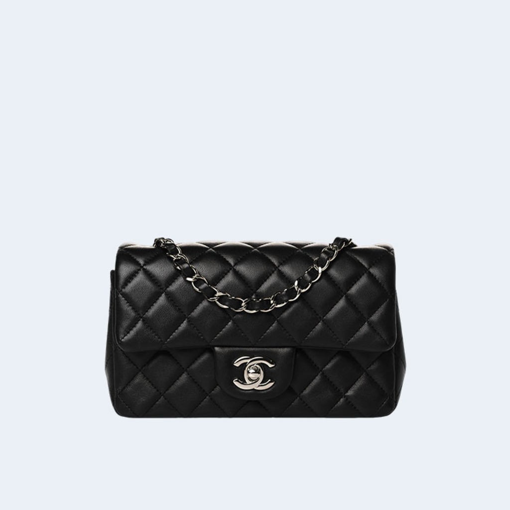 클래식 뉴미니 램스킨 블랙 실버