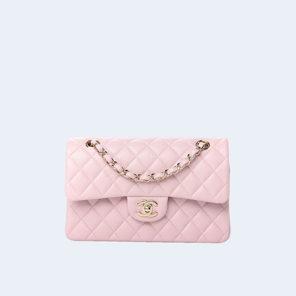 클래식 스몰 램스킨 핑크 골드