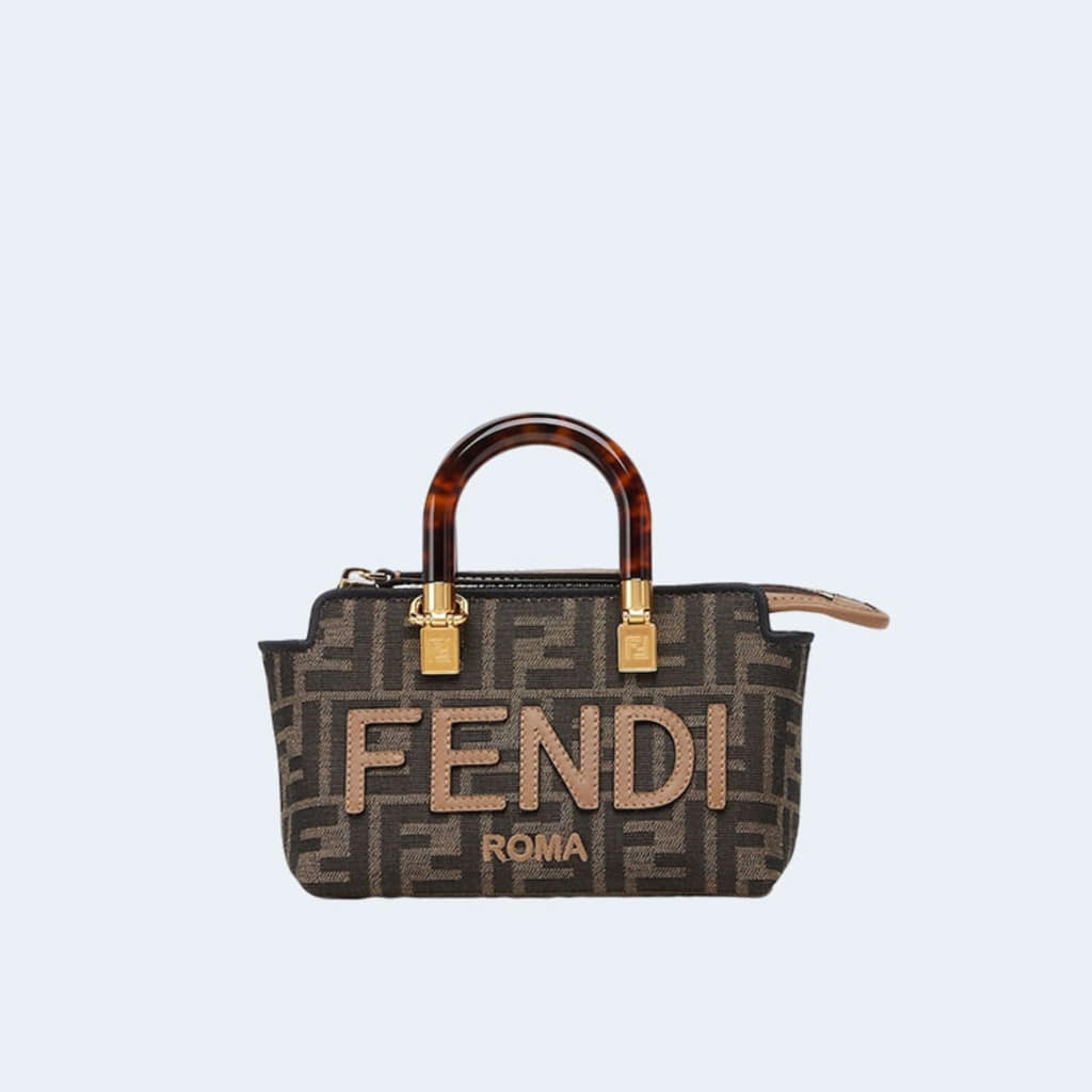 바이 더 웨이 미니 보스턴 백 브라운