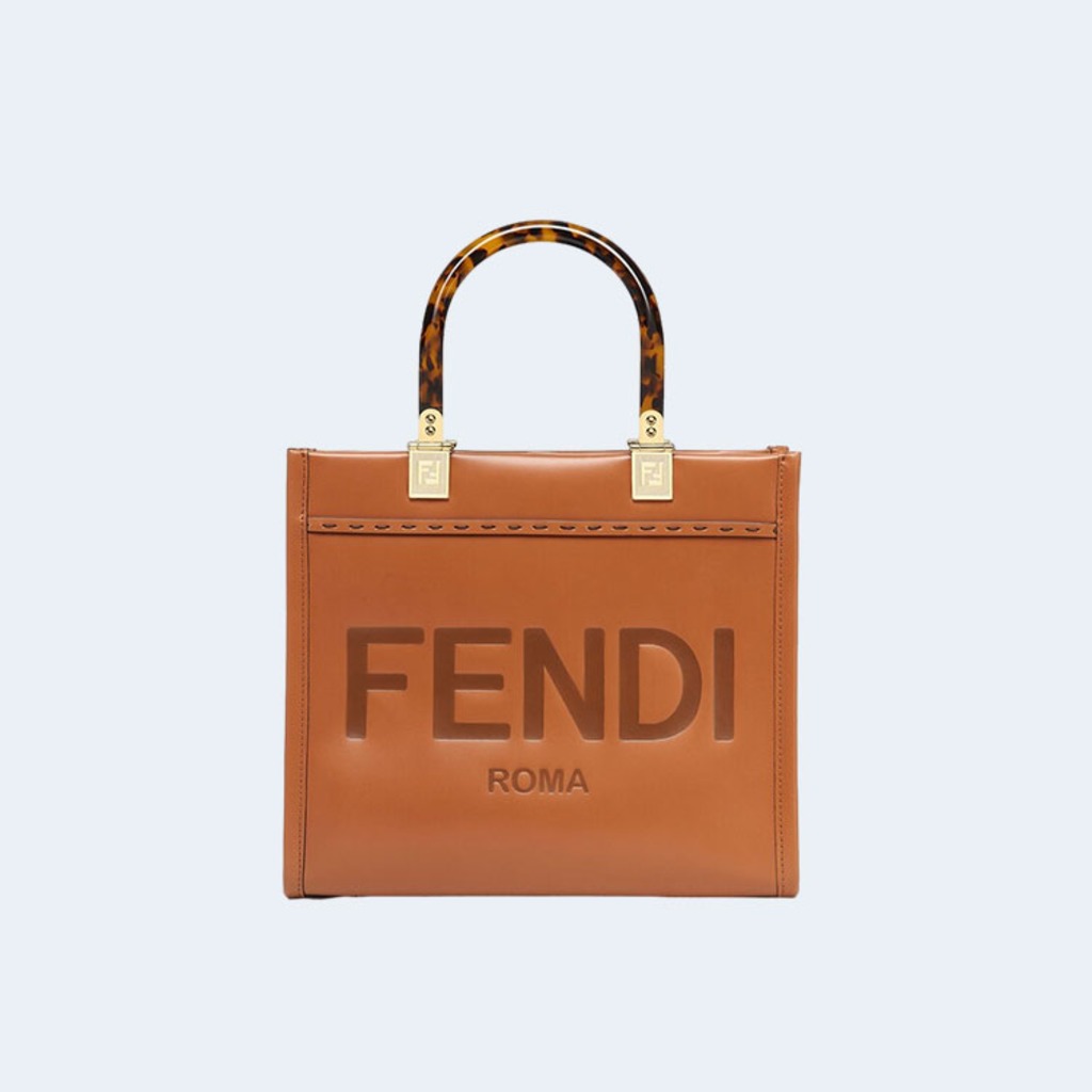 선샤인 스몰 쇼퍼 백 브라운