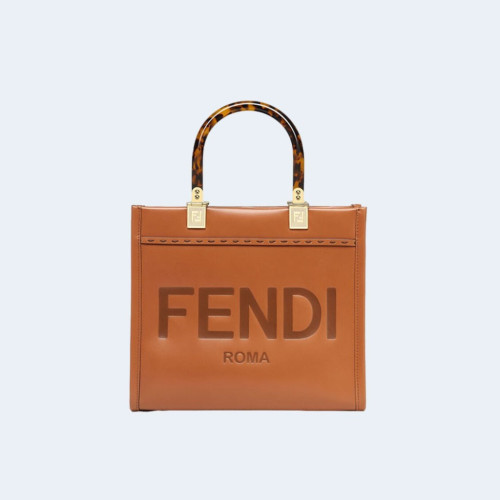 선샤인 스몰 쇼퍼 백 브라운