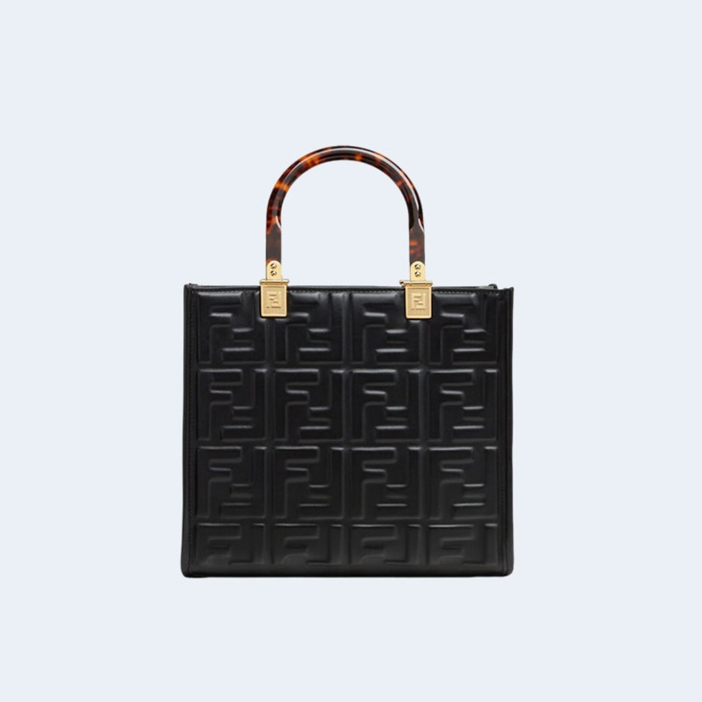 선샤인 스몰 쇼퍼 백 블랙