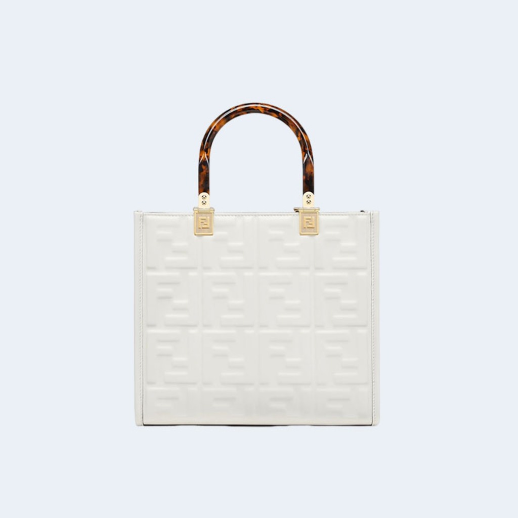 선샤인 스몰 쇼퍼 백 화이트