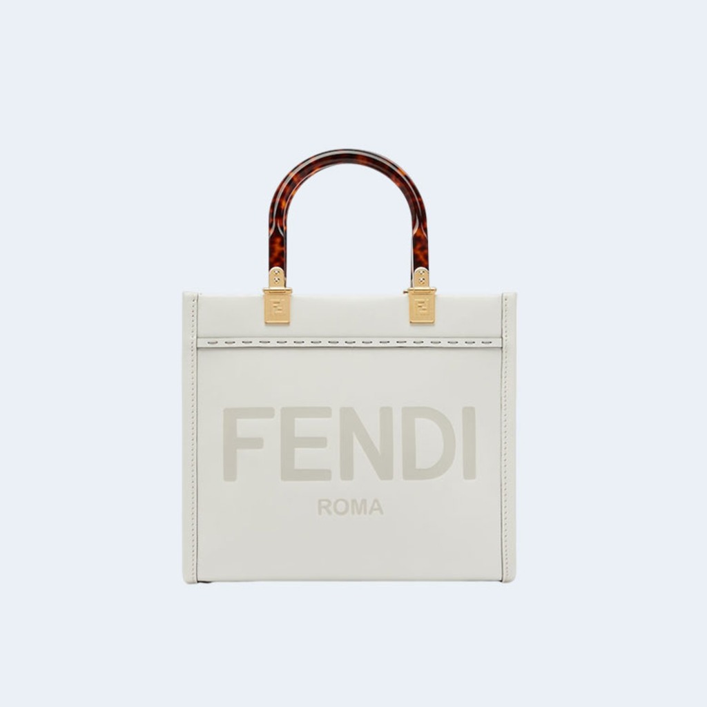 선샤인 스몰 쇼퍼백 화이트