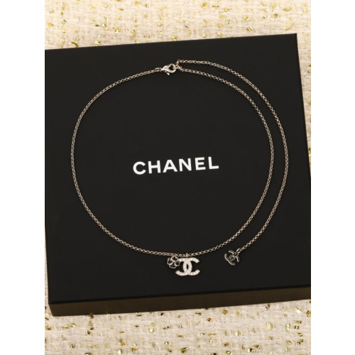 CC 로고 크리스탈 네크리스