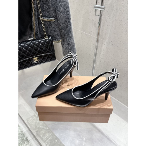 실루엣 오픈토 슬링백 힐