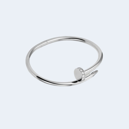 저스트 앵 끌루 화이트 골드 팔찌 B6048717