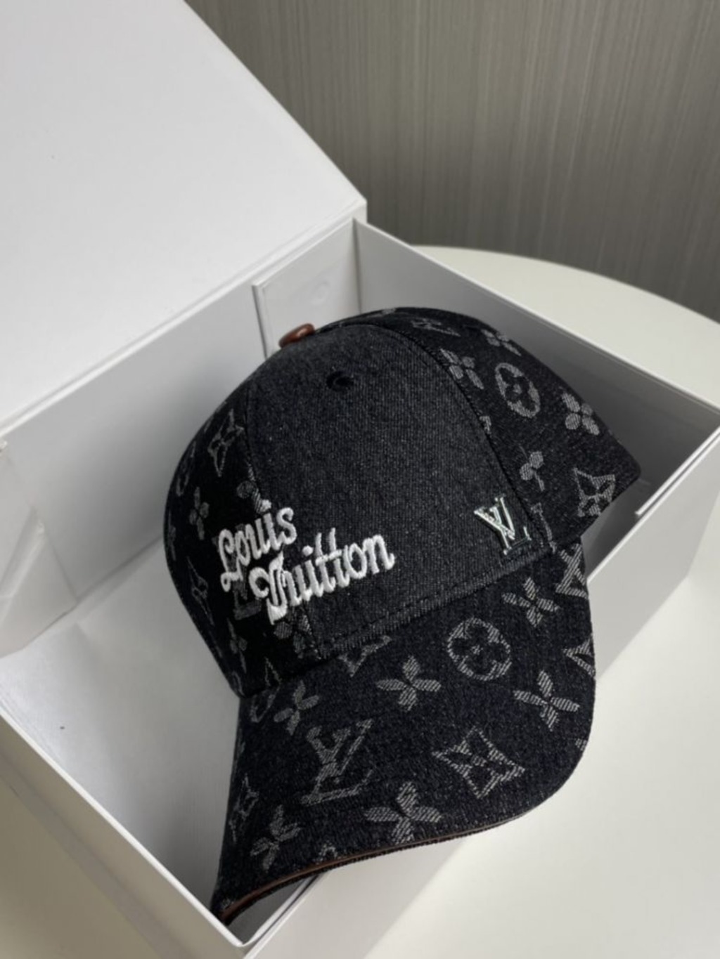 자수문자 야구모자