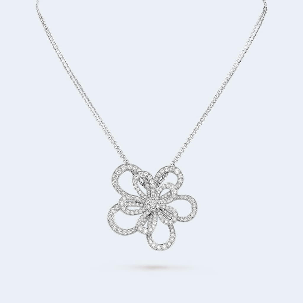 플라워레이스 목걸이 0I300