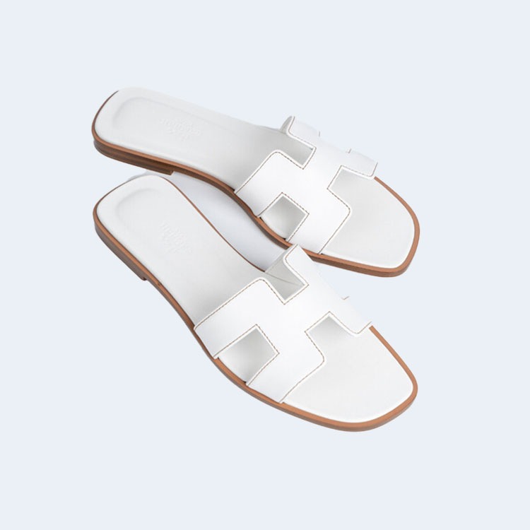 오란 슬리퍼 화이트