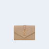엔벨로프 스몰 지갑 베이지 골드