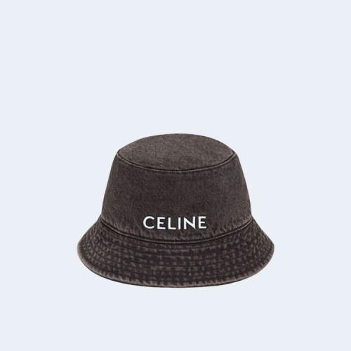 데님 버킷햇 빈티지 블랙