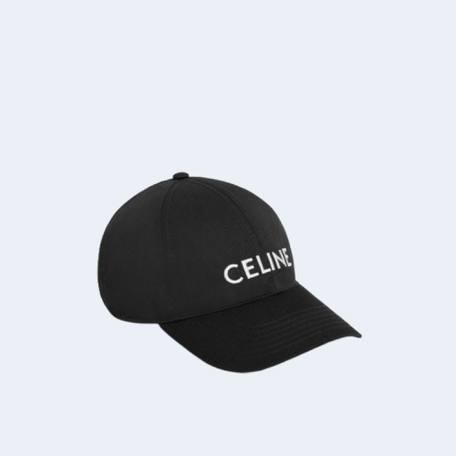 자수 로고 코튼 베이스 볼캡 블랙