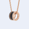 비제로원 네클리스 스몰 라운드 펜던트 로즈