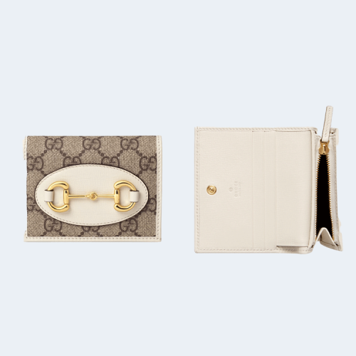 홀스빗 1955 카드 케이스 지갑 화이트