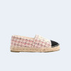 트위드 CC Espadrille 핑크 블랙