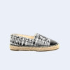 트위드 CC Espadrille 화이트 블랙