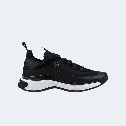 믹스드파이버 스니커즈 실버 블랙