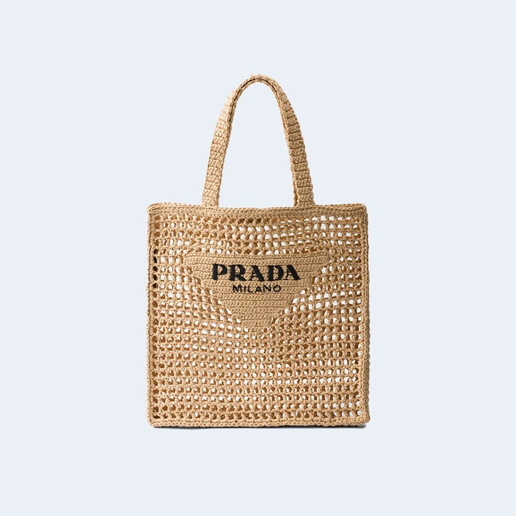 크로셰 토트백 내추럴