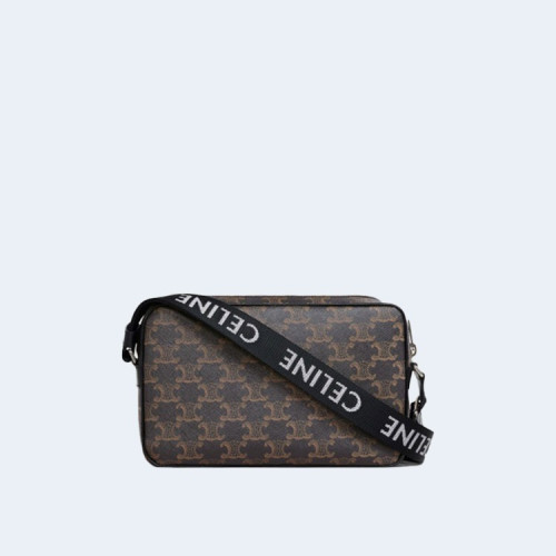 미디엄 메신저백 블랙