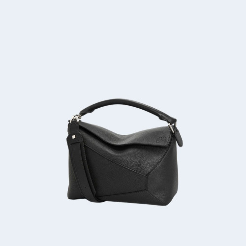 소프트 그레인 퍼즐 백 블랙 (미니/스몰/미디움/라지)