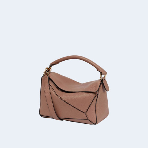 소프트 그레인 미니 퍼즐 백 다크 핑크 (미니/스몰/미디움/라지)