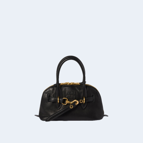 아방뛰르 스몰 나파 가죽 탑 핸들 백 (3 color)